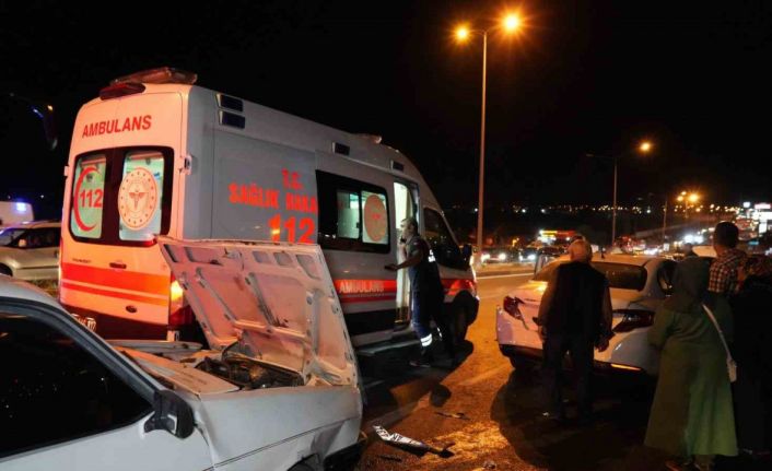 Kırıkkale’de zincirleme kaza: 3 yaralı