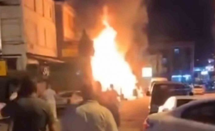 Kırşehir’de hırdavat dükkanında yangın: 1 yaralı