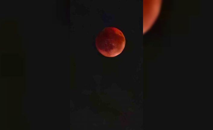 Kocaeli’de ’Kanlı ay’ tutulması ilgi ile izlendi