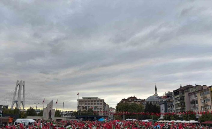 Kocaeli’de Sumud Filosu için dev miting