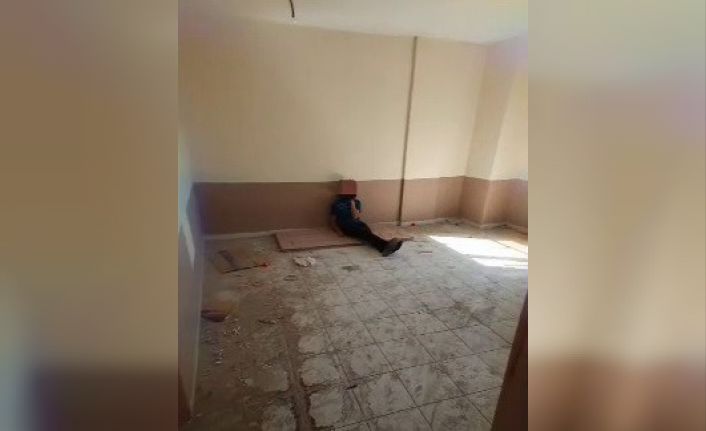 Madde bağımlılarının kullandığı bina kapatıldı