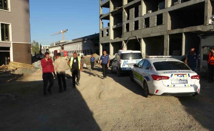 Malatya’da çarşı inşaatında göçük: 1 yaralı