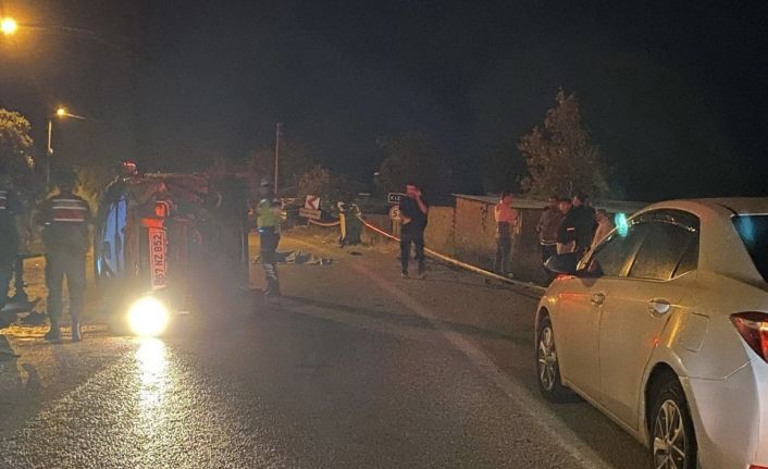 Manyas’ta trafik kazası: 1 ölü, 3 yaralı