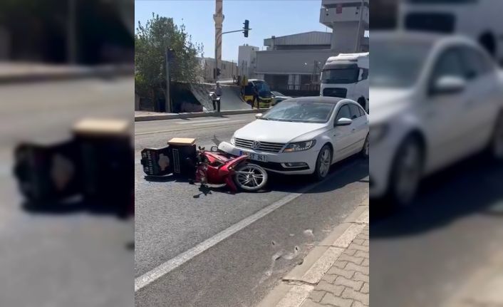 Mardin’de otomobil ile motosiklet çarpıştı: 1 yaralı