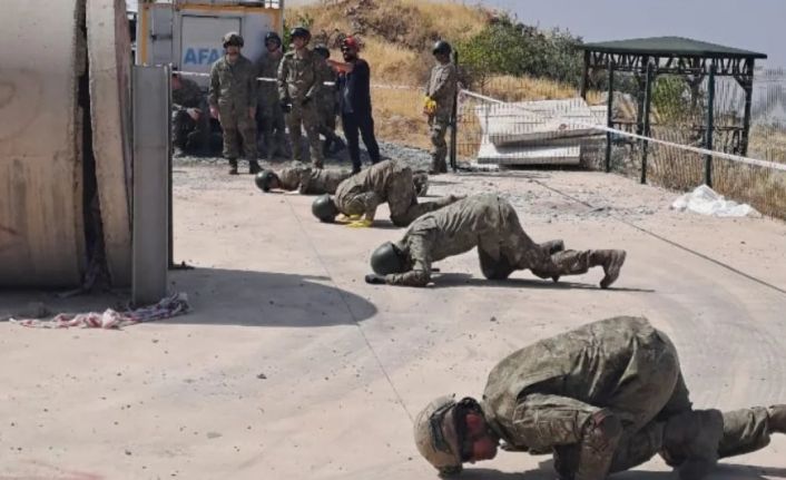 Mehmetçik afetlere karşı görev başında