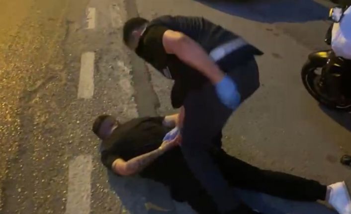 Motosikletli çarşaf operasyonu: 16 yaşındaki çocuktan 68 bin hap