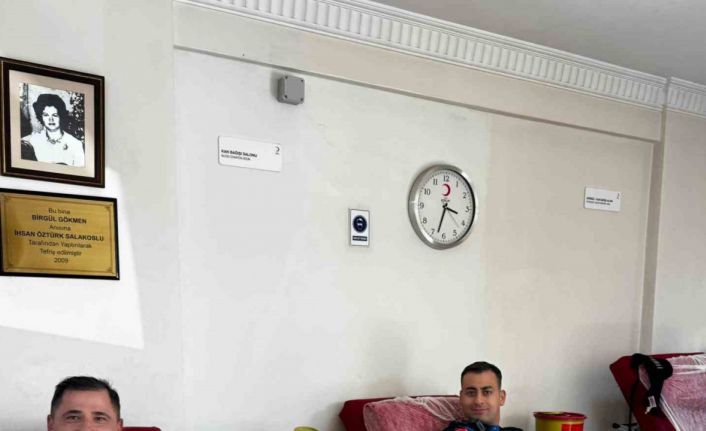 Muğla’da Zabıta Haftası kapsamında Kızılay’a kan bağışı