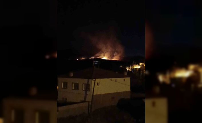 Niğde’de çobanların yaktığı ateş yangına dönüştü