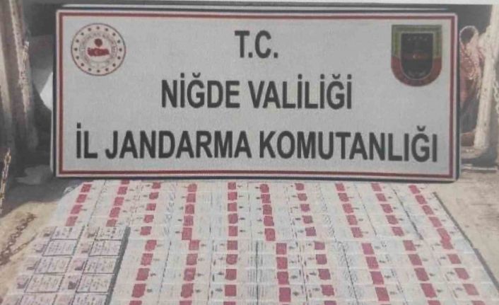 Niğde’de yol kontrolünde 370 paket kaçak sigara ele geçirildi