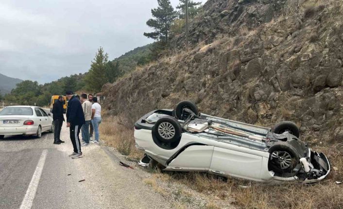 Nişanlısını görmeye giderken ölümden döndü