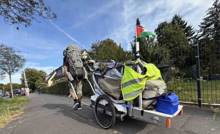 Norveç’ten Gazze’ye yürüyen Kim: "Herkes Filistin halkı için en azından bir şey yapmalı"