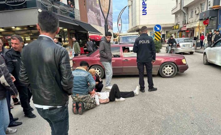 Ordu’da aracın çarptığı bisikletli çocuk yaralandı: Kaza anı kamerada