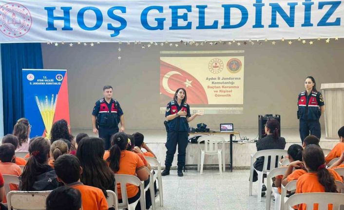 Ortaokul öğrencilerine bir ders de jandarmadan