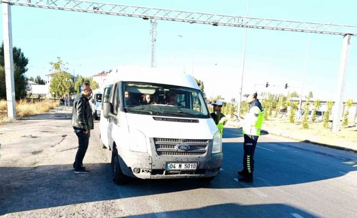 Patnos’ta taşımalı eğitim servislerinde güvenlik denetimi