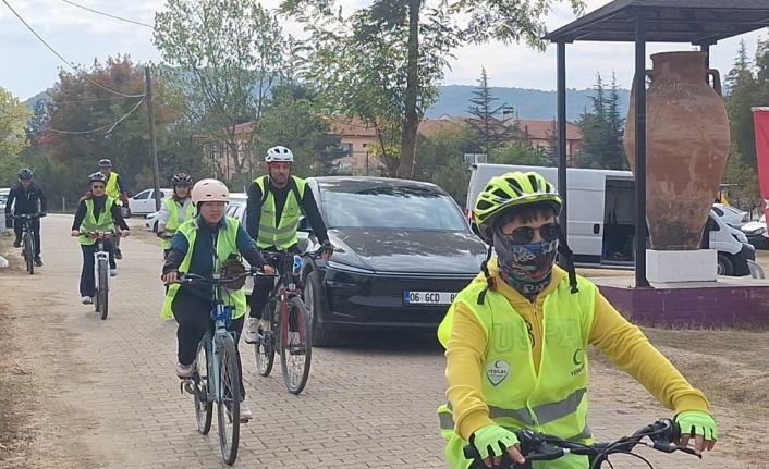 Pedallar Kınık Köyü için çevrildi