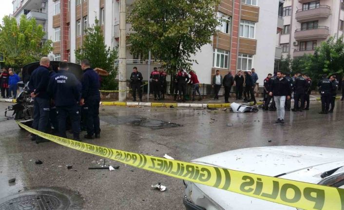 Polisten kaçtı ortalığı birbirine kattı