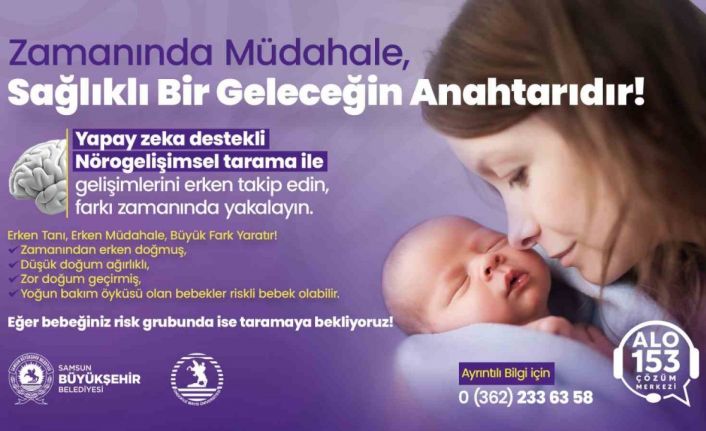 Riskli bebeklere yapay zeka destekli erken müdahale