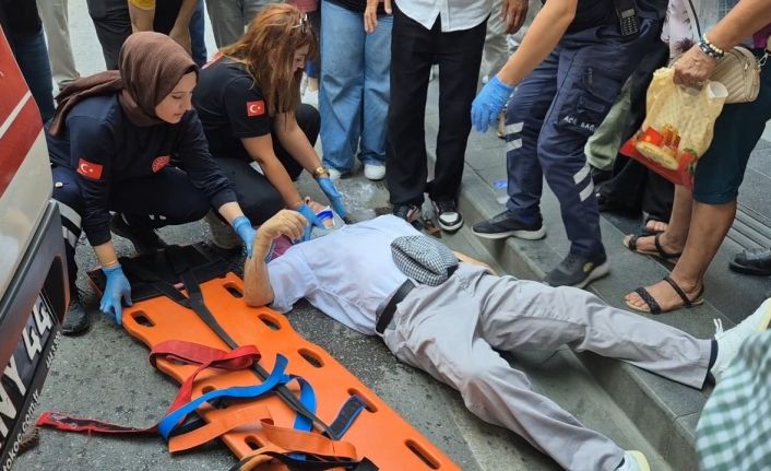 Samsun’da motosiklet yayaya çarptı: 1 yaralı