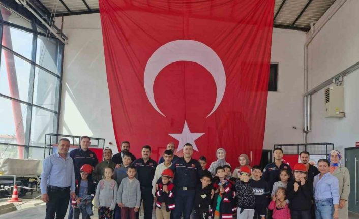 Samsun’da özel öğrencilere itfaiye eğitimi