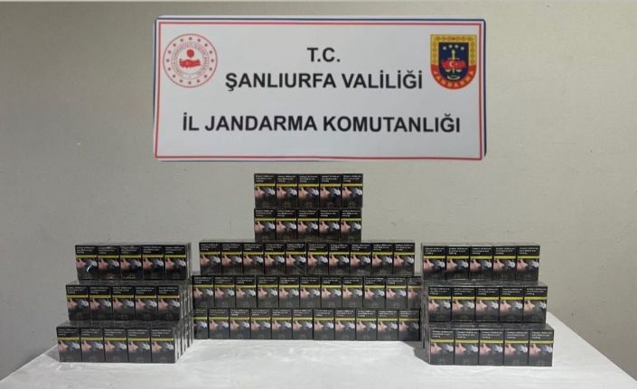 Şanlıurfa’da gümrük kaçakçılarına operasyon