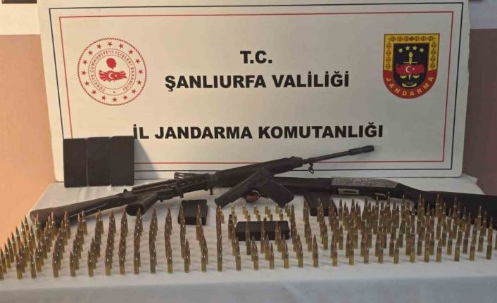 Şanlıurfa’da ruhsatsız silahlar ve mühimmat ele geçirildi