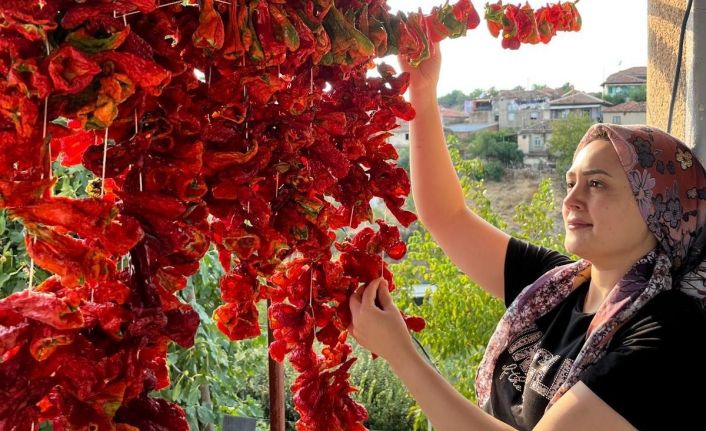 Sarıgöllü kadınlardan kışlık mesaisi