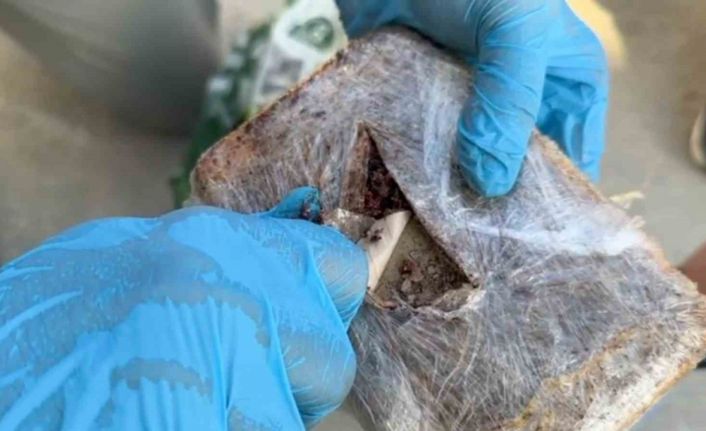 Şehirlerarası otobüste pul biber içine zulalanmış eroin ele geçirildi