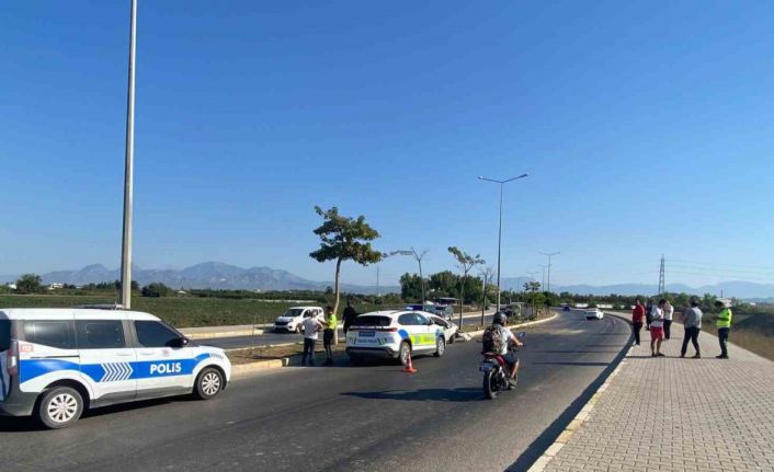 Serik’te iki otomobil çarpıştı: 1 yaralı