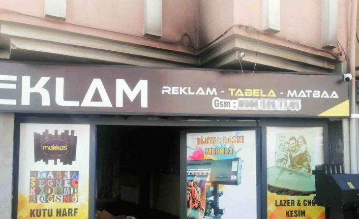 Simav’da iş yerinde çıkan yangın büyümeden söndürüldü