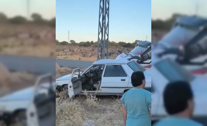 Siverek’te otomobil ile kamyonet çarpıştı: 2 yaralı