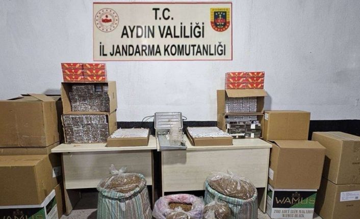Söke’de kaçak tütün operasyonu