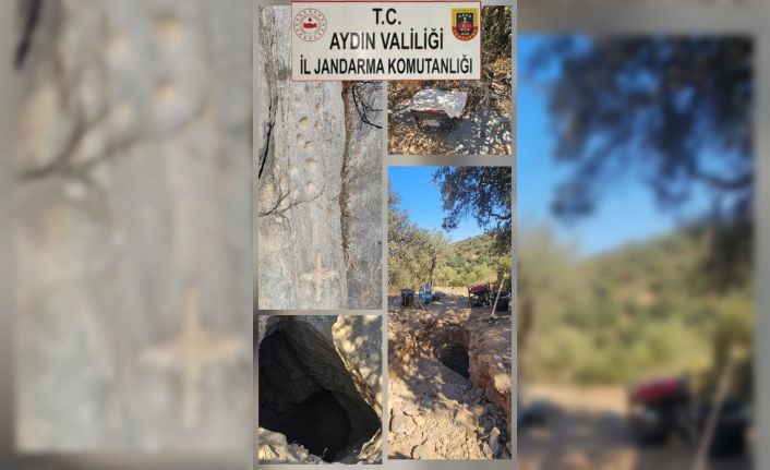 Söke’de sit alanında kaçak kazıya jandarmadan suçüstü