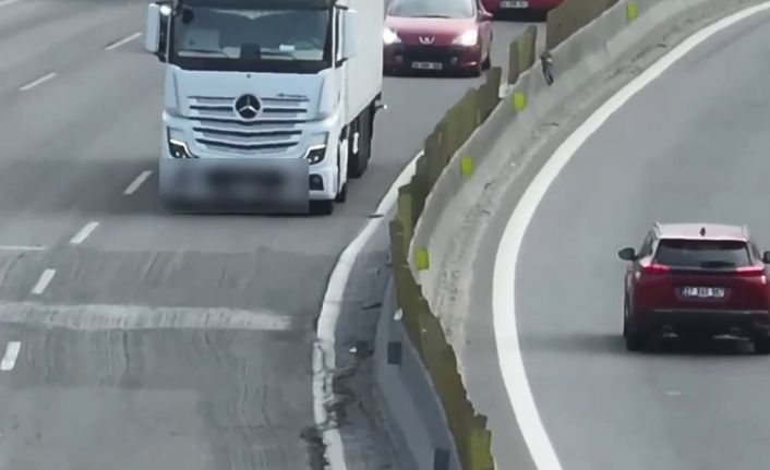 Sol şeridi ihlal eden tır ve kamyon sürücülerine para cezası