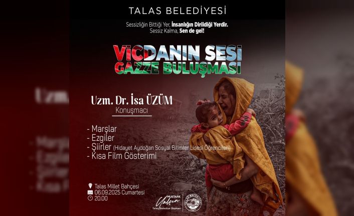 Talas’tan Gazze için anlamlı buluşma