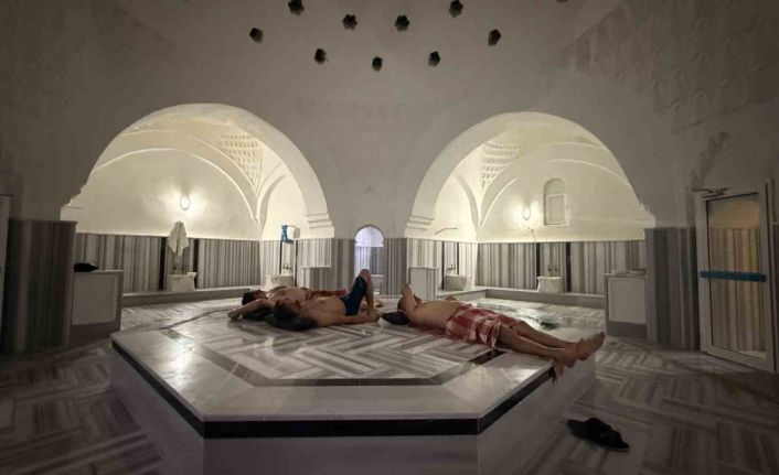 Tarihi hamam 453 yıl sonra farklı bir yöntemle ısıtıldı