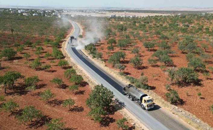 Tarihi ve doğasıyla büyüleyen Halfeti’de kırsal yollar yenileniyor