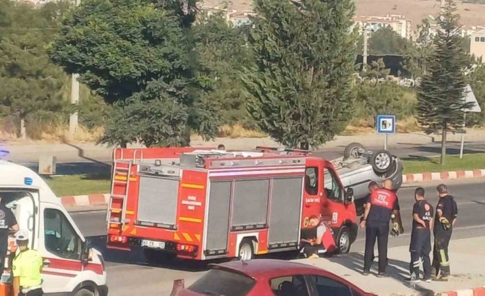 Tavşanlı’da trafik kazası, 2 yaralı