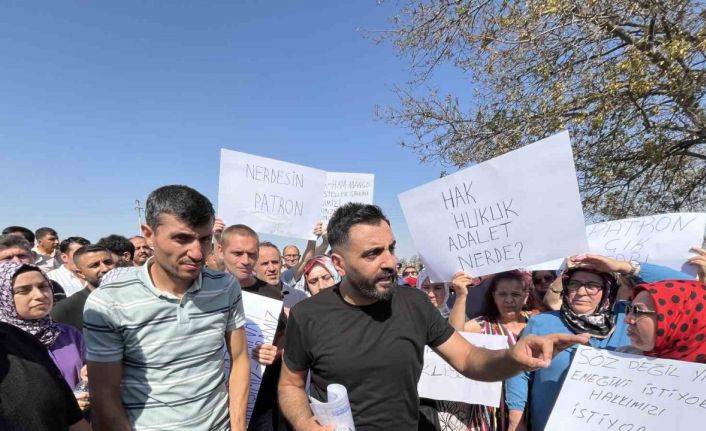 Tekirdağ’da mağdur işçiler fabrika kapısına dayandı