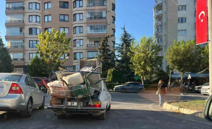 Trafikte tehlike saçtı