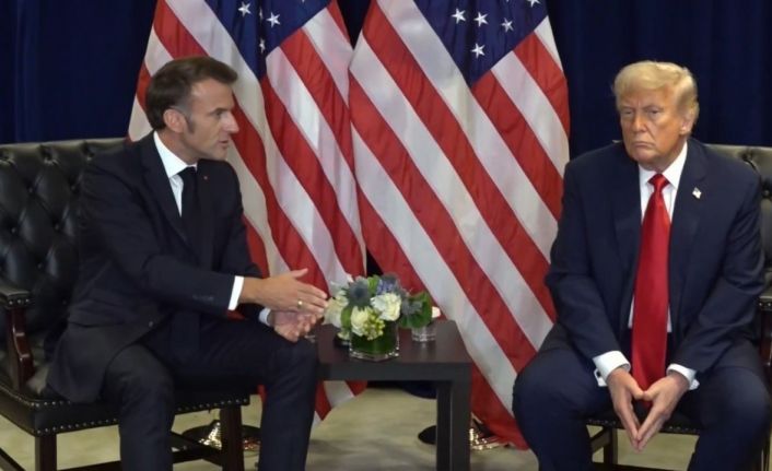 Trump ve Macron görüşmesinde Filistin anlaşmazlığı