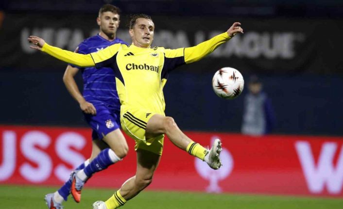 UEFA Avrupa Ligi: Dinamo Zagreb: 1 - Fenerbahçe: 1 (İlk yarı)