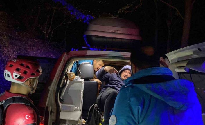 Uludağ’da mahsur kalan vatandaş kurtarıldı