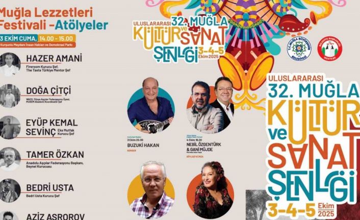 Uluslararası 32’nci Muğla Kültür ve Sanat Şenliği başlıyor
