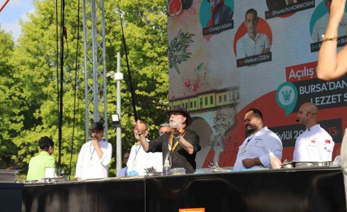 Ünlü şefler, tabaklarında Bursa ürünlerini yorumladı