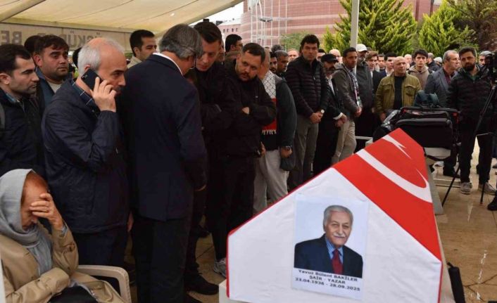 Usta şair ve yazar Yavuz Bülent Bakiler son yolculuğuna uğurlandı