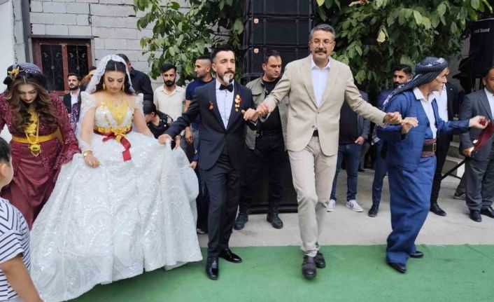 Vali Çelik, Şehit ailesinin düğün törenine katıldı