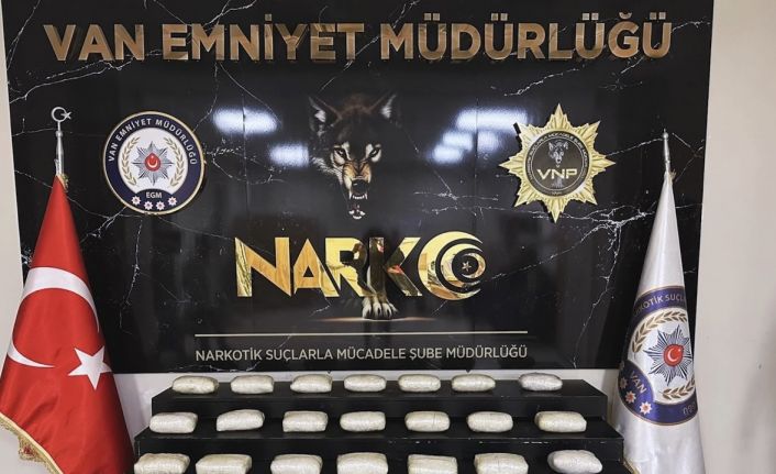 Van’da 28 kilo 640 gram metamfetamin ele geçirildi