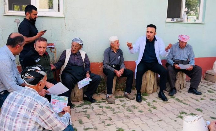 Vatandaşlara şarbon ve korunma yolları anlatıldı