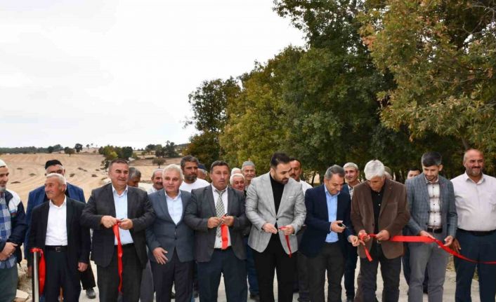 Vezirköprü’de yol açılışı