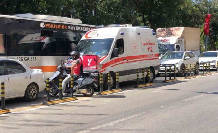 Yapılan duba çalışması ambulansların işini zorlaştırıyor